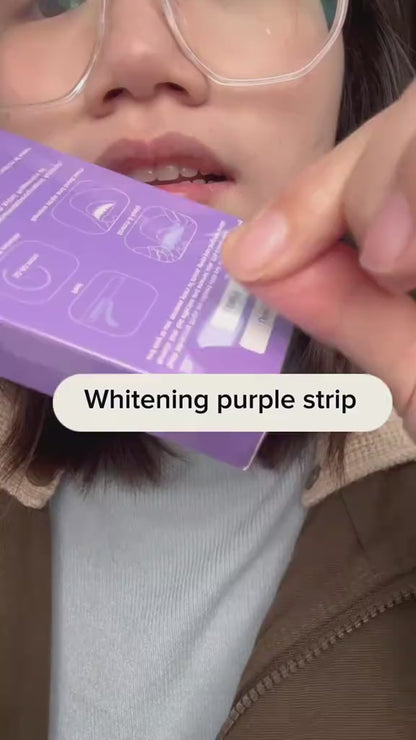 7 Purple Teeth Whitening Strips – Advanced Whitening Treatment | 30-Minute Application